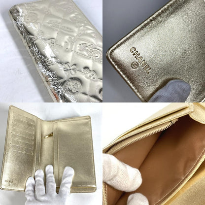 Chanel Wallet Icon Leather Gold — view 8