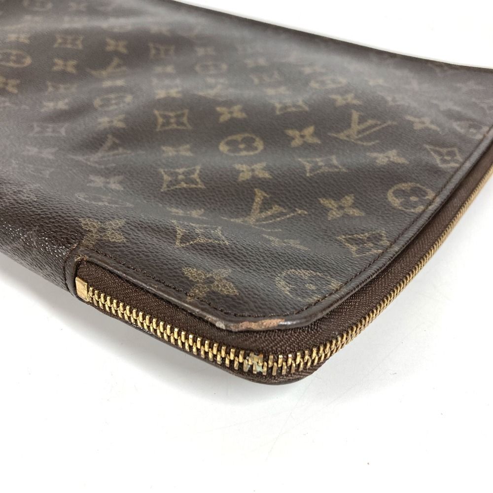 Louis Vuitton Clutch Poche Document Monogram Canvas Brown — view 6