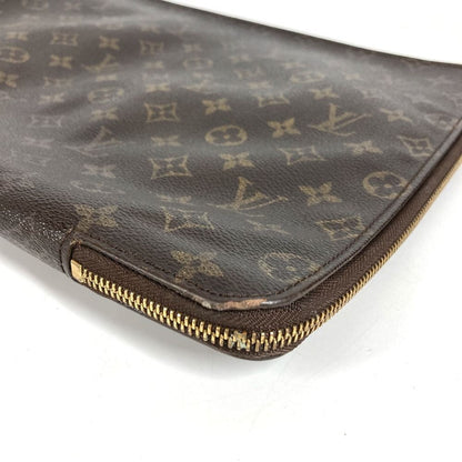 Louis Vuitton Clutch Poche Document Monogram Canvas Brown — view 6