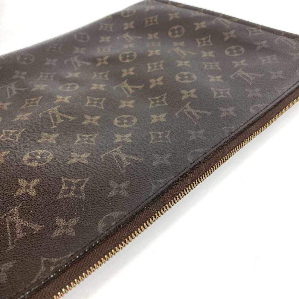 Louis Vuitton Clutch Poche Document Monogram Canvas Brown — view 8