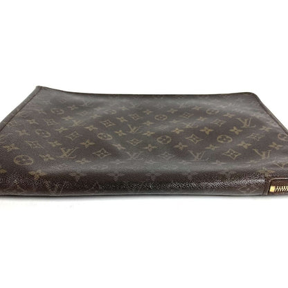 Louis Vuitton Clutch Poche Document Monogram Canvas Brown — view 5