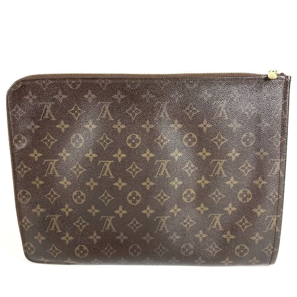 Louis Vuitton Clutch Poche Document Monogram Canvas Brown — view 2