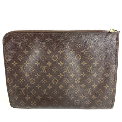 Louis Vuitton Clutch Poche Document Monogram Canvas Brown — view 2