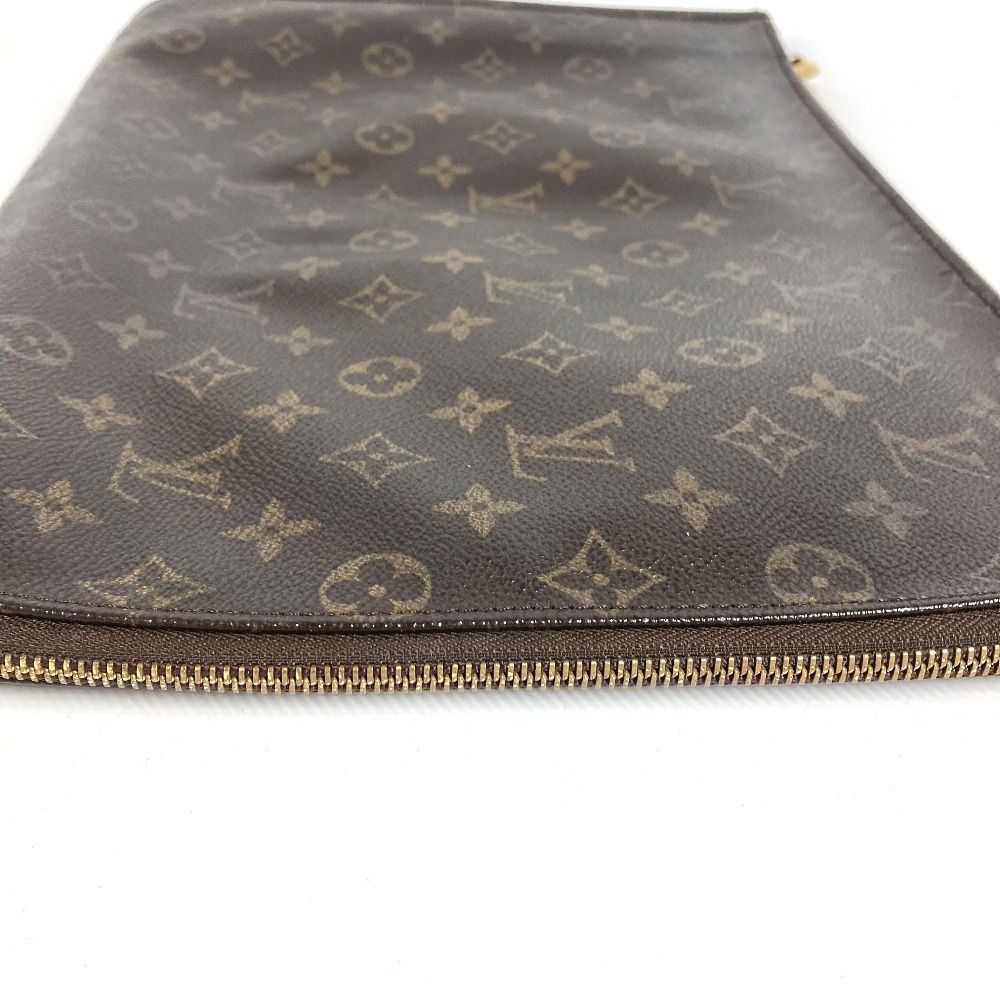 Louis Vuitton Clutch Poche Document Monogram Canvas Brown — view 7