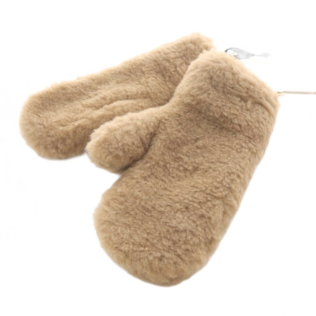 Max Mara Mittens Gloves SM Brown — view 3