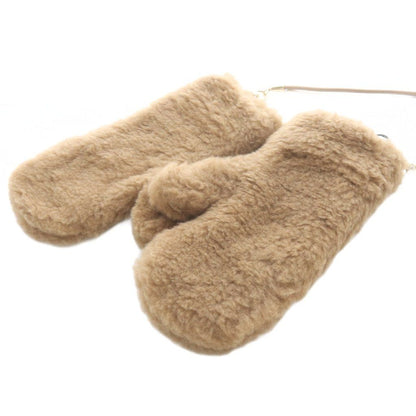 Max Mara Mittens Gloves SM Brown — view 2