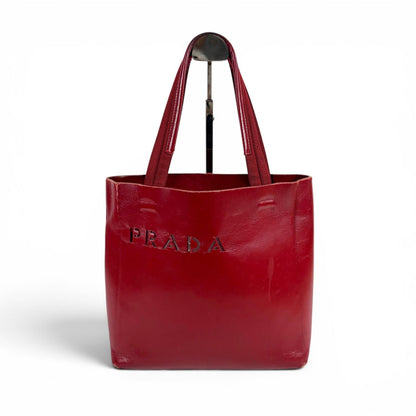 Prada Pouch Mini Tote Perforated Leather — view 2