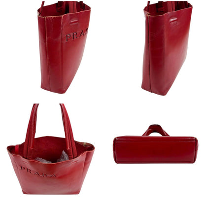 Prada Pouch Mini Tote Perforated Leather — view 4
