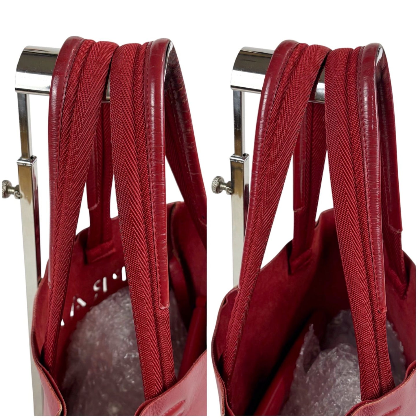 Prada Pouch Mini Tote Perforated Leather — view 7