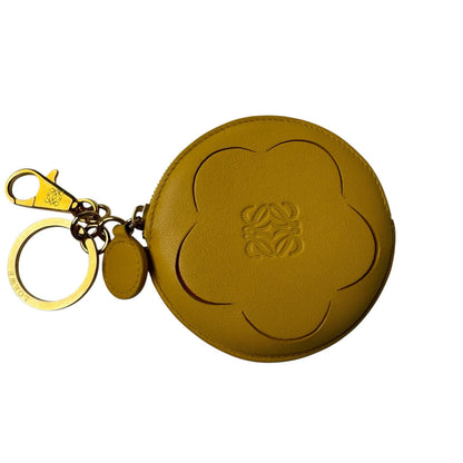 Loewe Cookie Pouch Flower Coin Case With Back Charm