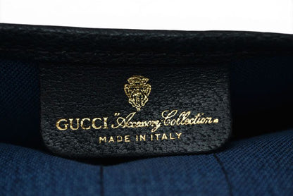 Gucci Pouch Vintage GG Plus Sherry Line Blue Beige — view 8