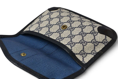 Gucci Pouch Vintage GG Plus Sherry Line Blue Beige — view 7
