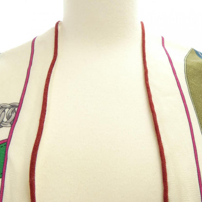 Hermes la Promenade du Matin Triangle Jean Shawl Scarf — view 4
