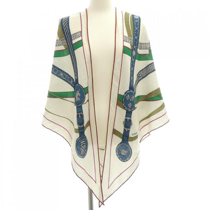 Hermes la Promenade du Matin Triangle Jean Shawl Scarf