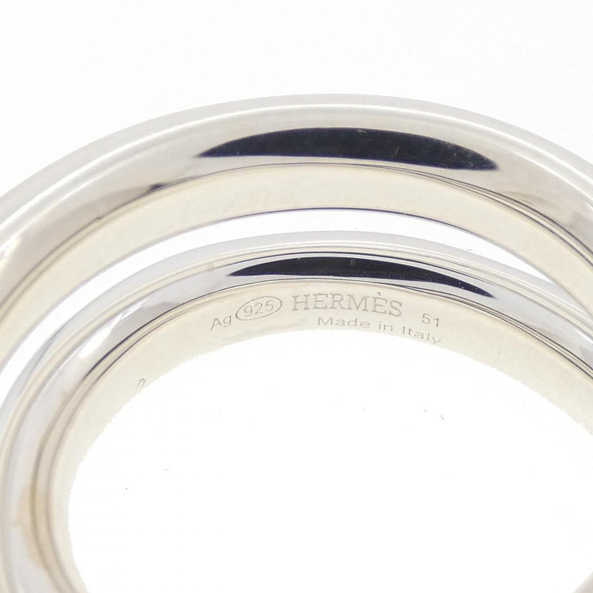 Hermes Vertiges Ring Silver — view 4