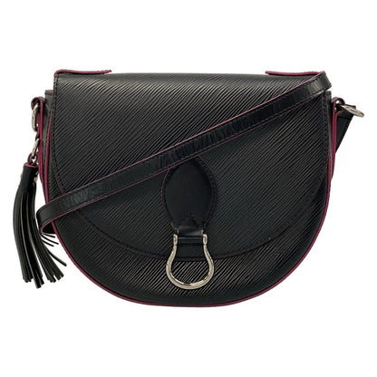 Louis Vuitton Shoulder Bag Epi Sangle Noir Black Leather