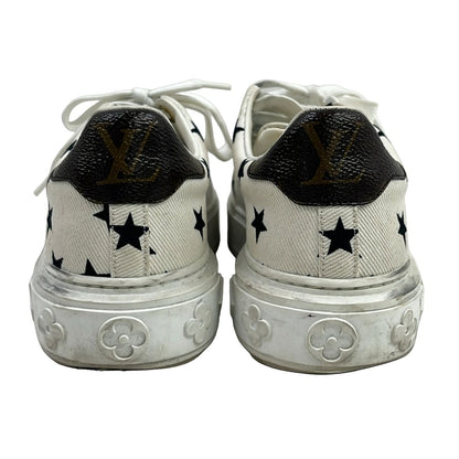 Louis Vuitton Sneakers Time Out Line Star Print White Black Brown Monogram 35.5 — view 3