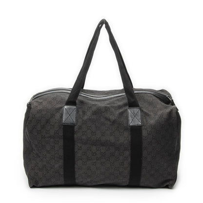Gucci Large Duffle Black GG Denim Canvas