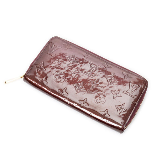 Louis Vuitton Zippy Wallet Rouge Fauviste Monogram Vernis