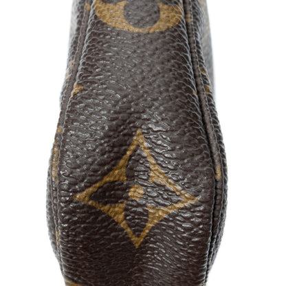 Louis Vuitton Mini Pochette Brown Monogram Canvas — view 8