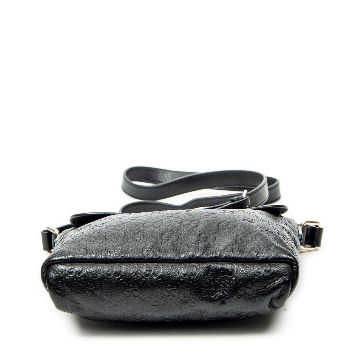 Gucci Small Messenger Black Guccissima — view 6