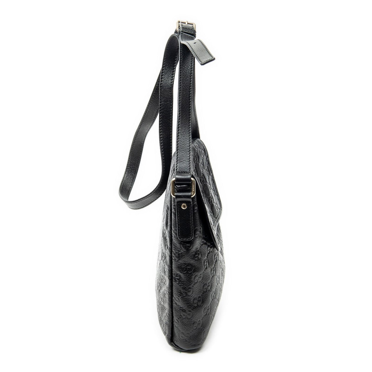 Gucci Small Messenger Black Guccissima — view 4