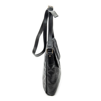 Gucci Small Messenger Black Guccissima — view 4