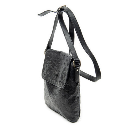 Gucci Small Messenger Black Guccissima — view 2