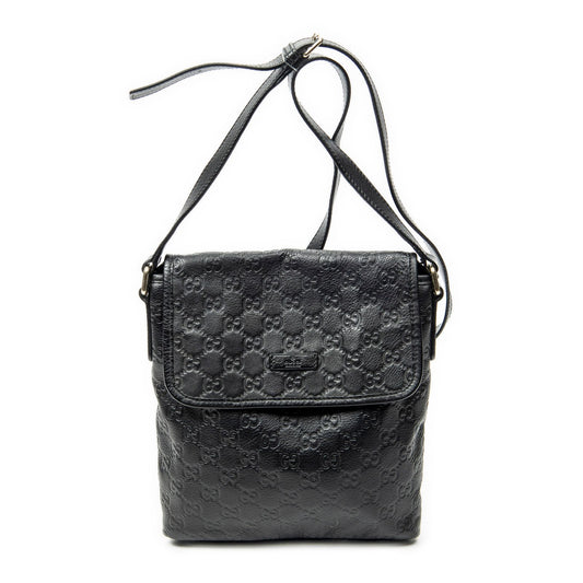 Gucci Small Messenger Black Guccissima