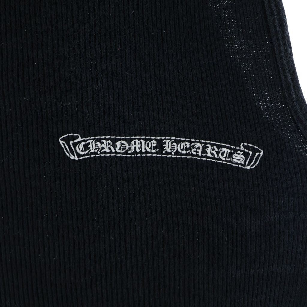 Chrome Hearts Vintage Scrl Logo Tank Scroll Top Sleeveless Black — view 5