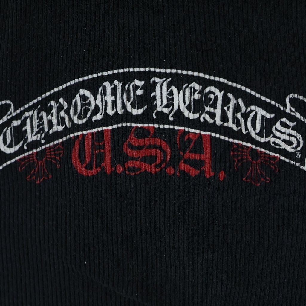 Chrome Hearts Vintage Scrl Logo Tank Scroll Top Sleeveless Black — view 7