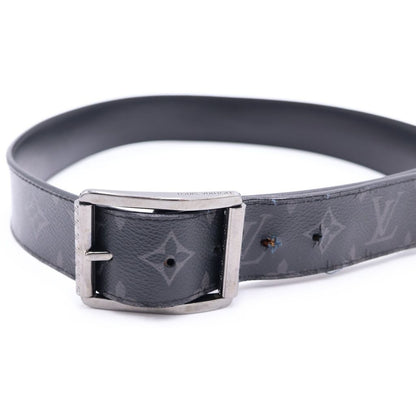 Louis Vuitton Monogram Eclipse Ceinture Reverso Black Belt — view 4