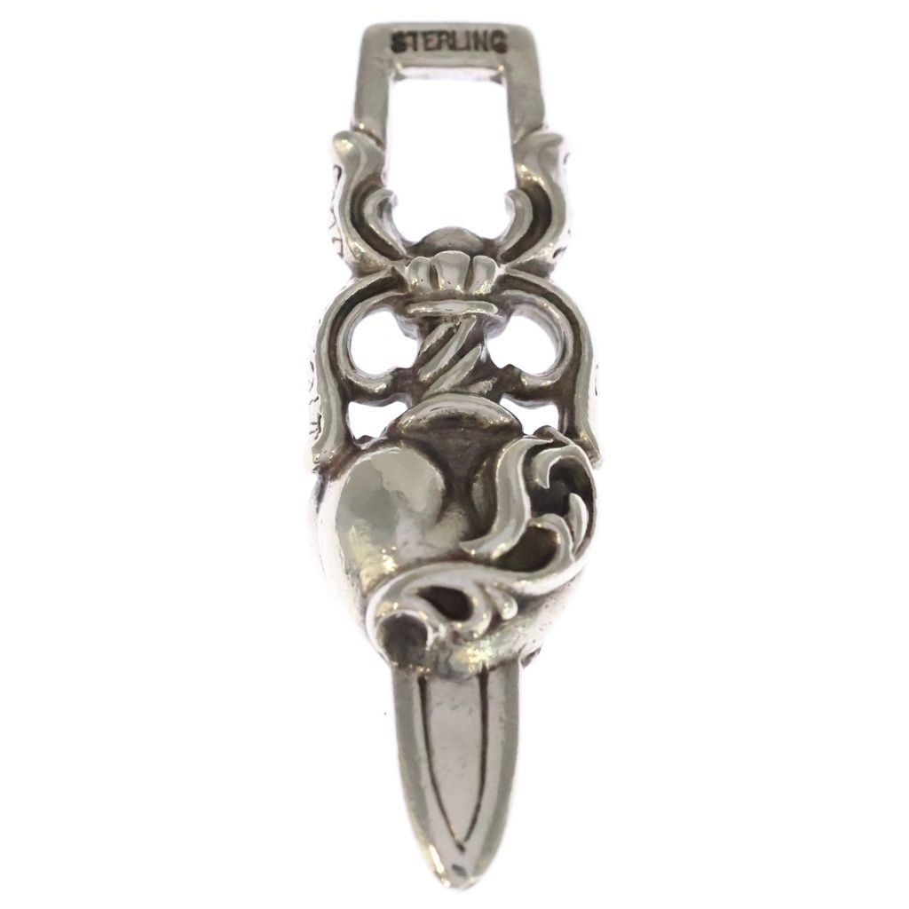 Chrome Hearts Dagger Heart Daga Pendant Silver — view 2