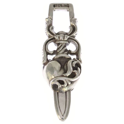Chrome Hearts Dagger Heart Daga Pendant Silver — view 2