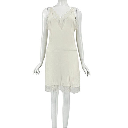 Gucci Dress GG Button Tweed 40 White Floral Lace Fabric — view 3