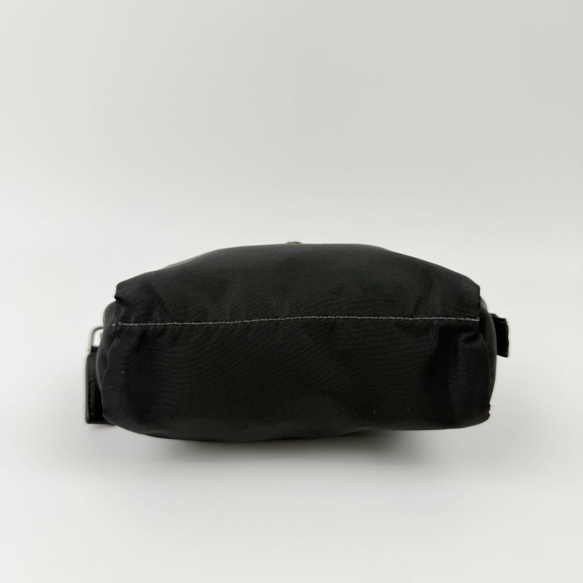 Prada Tessuto Nylon Triangle Logo Pouch Black Vintage — view 6