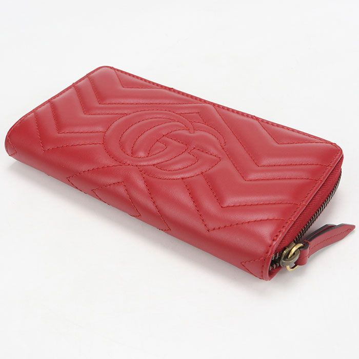 Gucci Zip Around Wallet GG Marmont Quilted Leather — view 2