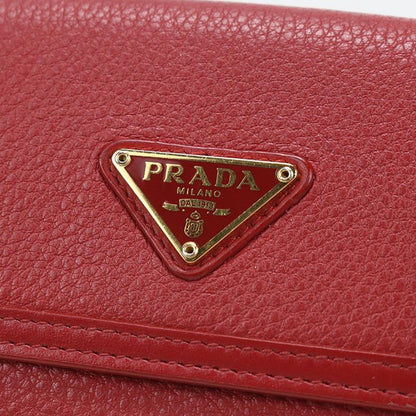 Prada Triangle Leather Wallet Vitello Phoenix Bifold Calfskin — view 6