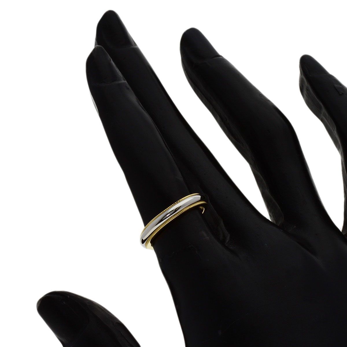 Tiffany & Co Mill Gray Ring 18K Yellow Gold — view 5