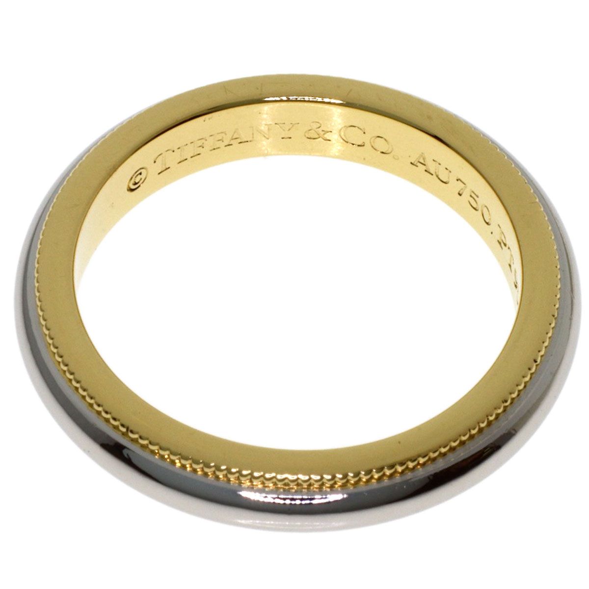 Tiffany & Co Mill Gray Ring 18K Yellow Gold — view 4