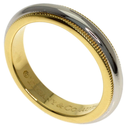 Tiffany & Co Mill Gray Ring 18K Yellow Gold