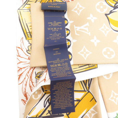 Louis Vuitton Bandeau Monogram Flower Motif Scarf Silk — view 7