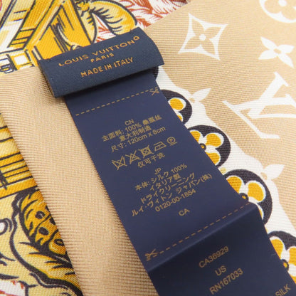Louis Vuitton Bandeau Monogram Flower Motif Scarf Silk — view 5