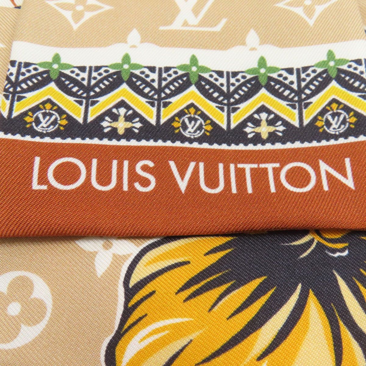 Louis Vuitton Bandeau Monogram Flower Motif Scarf Silk — view 4
