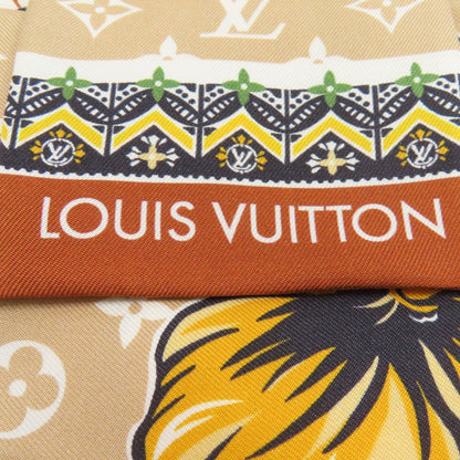 Louis Vuitton Bandeau Monogram Flower Motif Scarf Silk — view 4