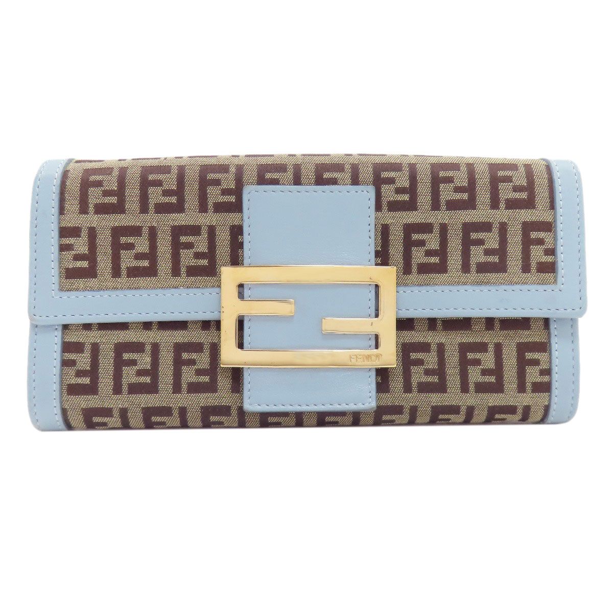 Fendi Zucchino Pattern Wallet Canvas