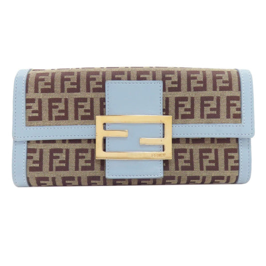 Fendi Zucchino Pattern Wallet Canvas