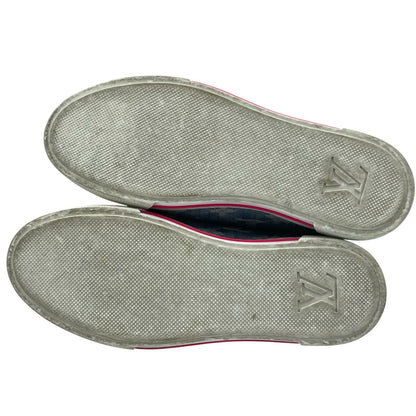 Louis Vuitton Sneakers Denim Monogram White — view 8