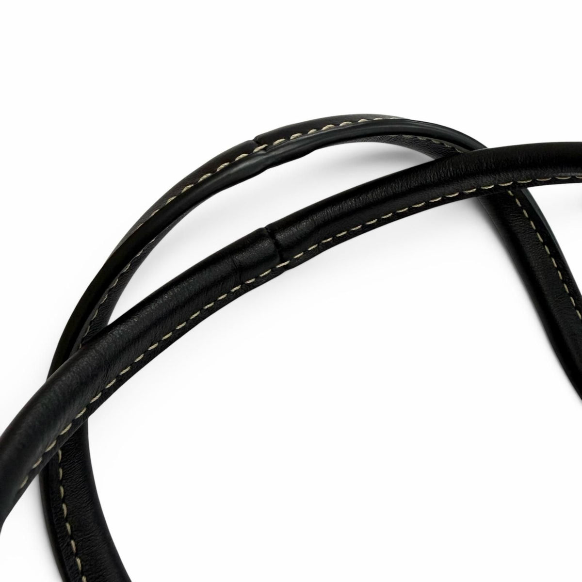 Miu Miu Ivy Leather Logo 2-Way Shoulder Bag Black Box — view 8
