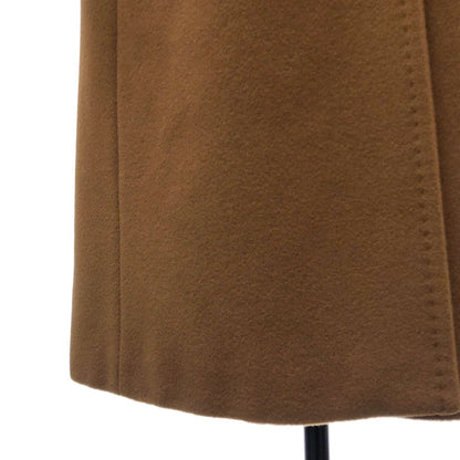 Max Mara Wool Belted Coat Logo Fully Lined 42 Brown — view 3